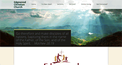 Desktop Screenshot of edgewoodchristianchurch.com